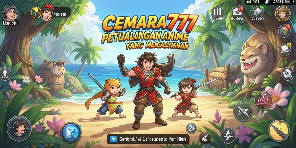 Tampilan gameplay CEMARA777 yang memukau dan penuh warna.