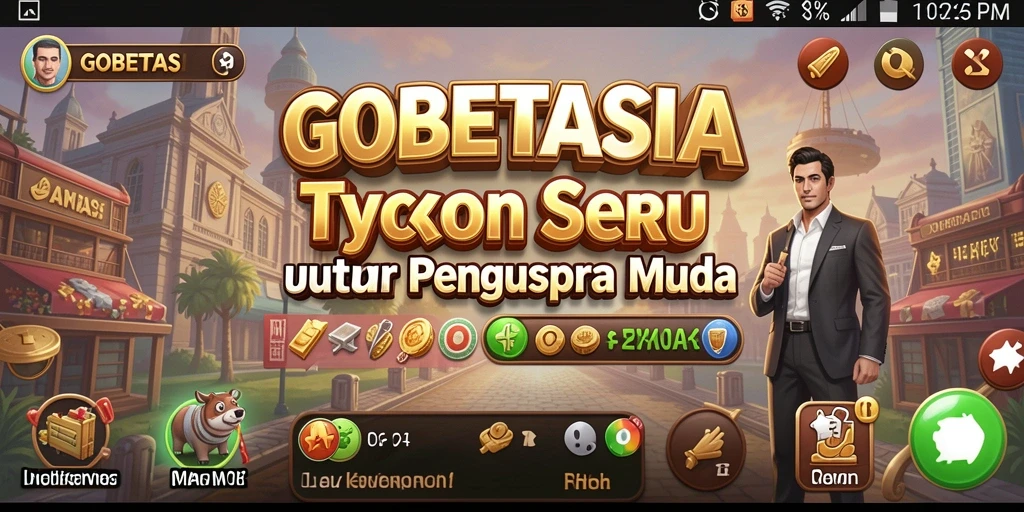 Tampilan gameplay GOBETASIA yang menarik dan mendidik.