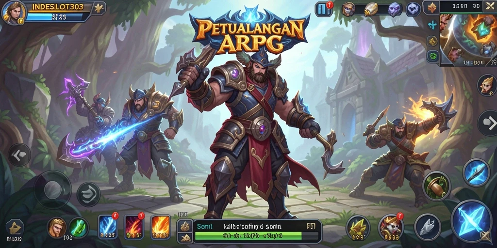 Tampilan gameplay seru dari INDESLOT303 dalam misi ARPG.
