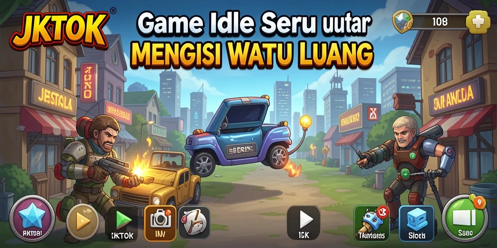 Tampilan menarik dari gameplay JKTOK yang mudah dan menyenangkan.