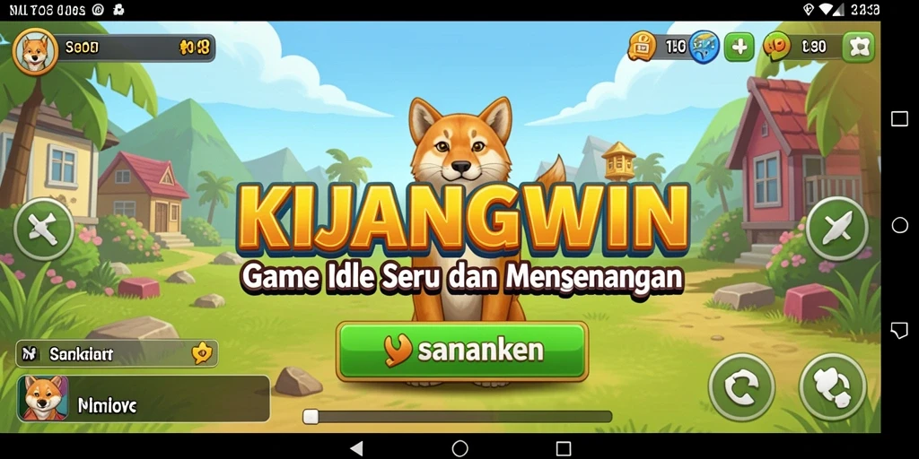 Tampilan menarik dari gameplay KIJANGWIN yang penuh aksi Idle.