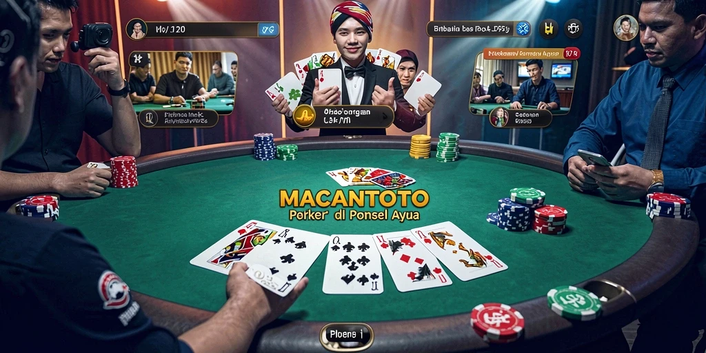 Screenshot utama dari gameplay Poker di MACANTOTO yang menarik.