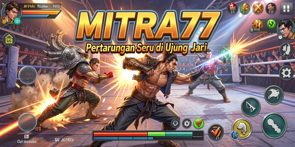 Visual pertarungan mendebarkan di MITRA77.