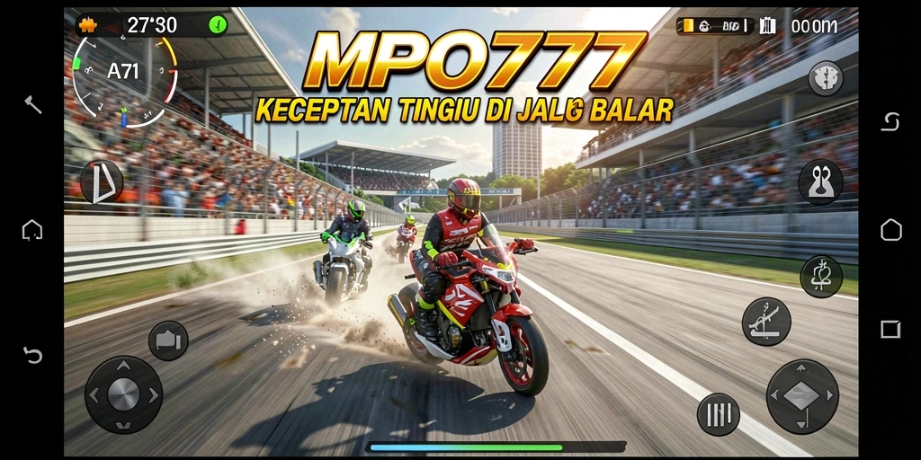 Gameplay seru balapan dengan kendaraan cepat.