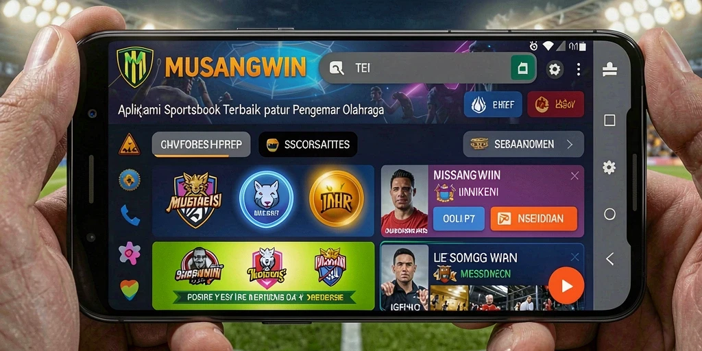 Tampilan gameplay taruhan olahraga di MUSANGWIN yang menarik.