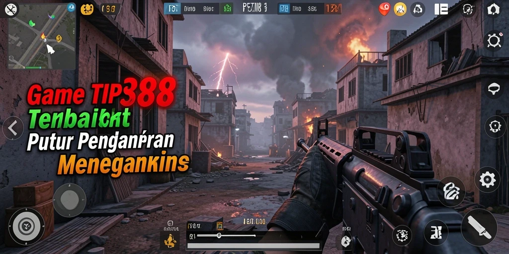 Tampilan utama gameplay <strong>PETIR388</strong> yang menegangkan dan penuh aksi.