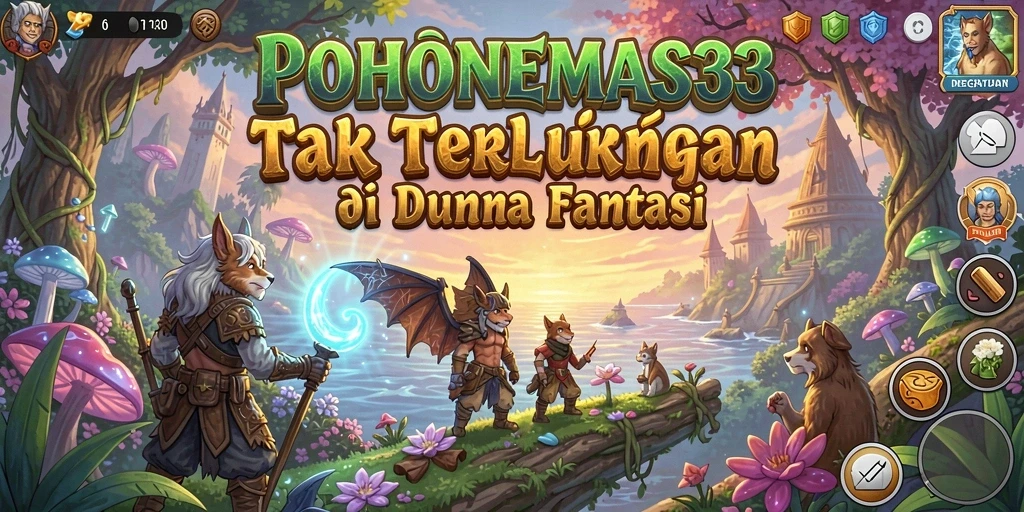Tampilan menakjubkan dari gameplay POHONEMAS33 yang menggugah selera petualangan.