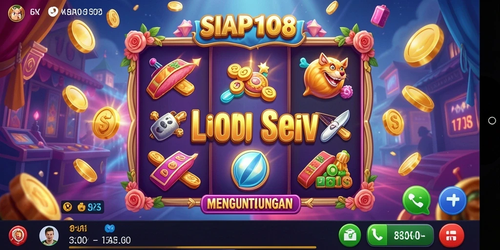 Screenshot utama SIAP108 menampilkan aksi slot yang mendebarkan.