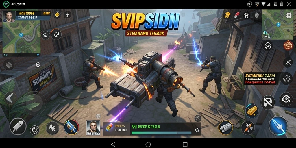 Tangkapan layar gameplay yang menunjukkan taktik dan strategi di SVIPSIDN.