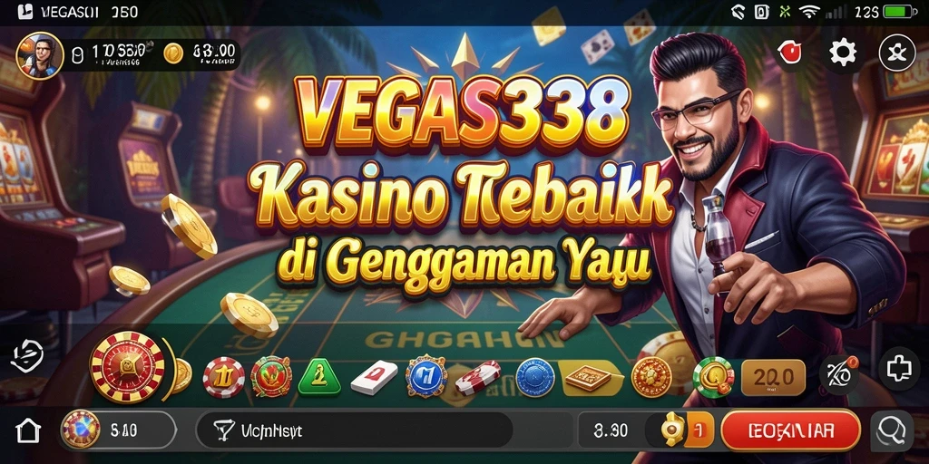 Tampilan gameplay menarik dari VEGAS338 yang menyajikan suasana kasino.